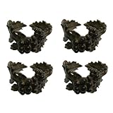 Arthur Court Grape Tuscan Napkin Rings, Set of 4 by Arthur Court