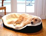 Large 36x24 Lounger Dog Pet Bed - Black