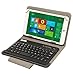 Tabsuit 8'' Keyboard Case - Ultra Slim SmartShell Stand Cover with Magnetically Detachable Wireless Bluetooth Keyboard for Dragon Touch 8 inch Tablet and more 8'' Tablet PC