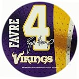 Minnesota Vikings Die Cut Magnet - Brett Favre/jsy