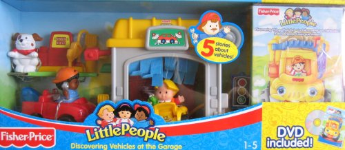 Little People Discovering Vehicles At The Garage w DVD – Fisher Price