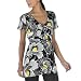 Alice Temperley Short-Sleeve Floral Mini Crepe Dress - Yellow