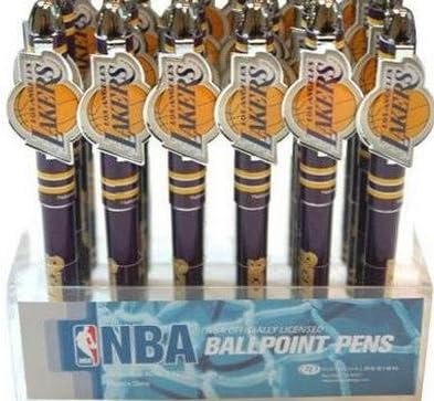 NBA, Lakers "Kobe Bryant" Character Clip Pens x 6 pcs