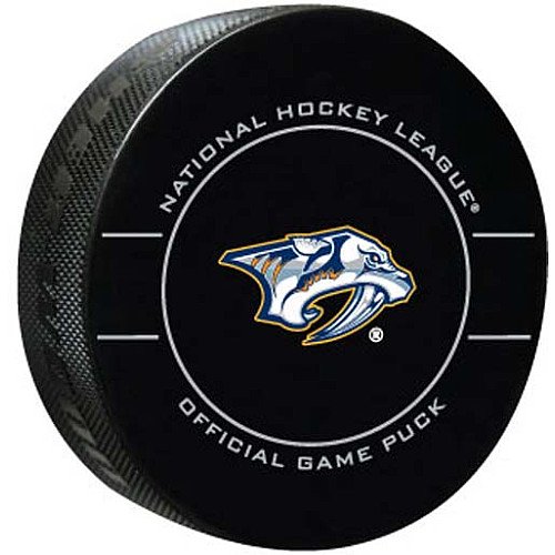 NHL Nashville Predators Official Game Puck