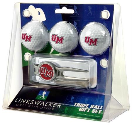 Massachusetts Amherst Minutemen Umass Ncaa Kool Tool 3 Golf Ball Gift Packs
