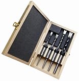 Fish 03820004K Premium Hollow Mortise Chisel and Bit Set, 4-Piece