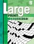 Large Print Crossword Puzzle Book