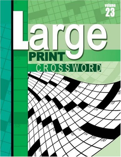 Childrens Toyshop  Children & Baby Books : Large Print Crossword: Volume 23 (Large Print Crossword)