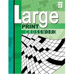 Large Print Crossword Puzzle Book
