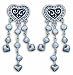 Western Bridal Pearl Chandelier Earrings