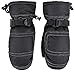 ANDORRA Women's Snow Waterproof Ski Winter Mittens, M/L, Black