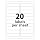Avery White Repositionable Shipping Labels for Laser Printers, 3.33 x 4 Inches, Box of 600 (55164)
