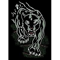 Animal Area Rug, Home Dynamix Zone Black Panther
