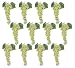 Lot of 1080 Artificial Grapes for Your Home and Garden Decoration Green