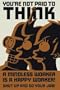 1art1 40721 Futurama - Don't Think Poster (91 x 61 cm)