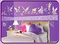 Sandylion Fairies Wall Stickers with Glitter