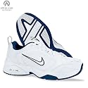 Nike Air Monarch III WHITE/WHITE/NAVY 11.5 M Mens