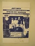 Jeff Beck Stevie Ray Vaughan Handbill Poster Vaughn Double Trouble And & Terry Bozzio Tony Hymas