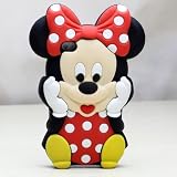 Deco Fairy Branded 3D Cute Cartoon Mouse Soft Silicone Case Cover for Iphone 4 and 4S ~ Toogoo