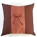 EXP Handmade Deluxe Two-Tone Cushion Cover / Pillow Sham In Chocolate Brown With Light Brown
