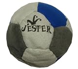 Jester Blue & Grey 12-Panel Hacky Sack / Footbag - Comes with Tips & Game Instructions -