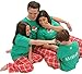 Naughty-Nice 2 Sided Family Christmas Holiday Pajama Set for Adult or Kids Playwear