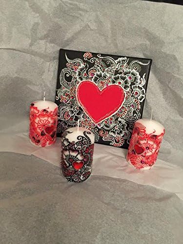 Tattoo Inspired Personalised Valentine's Day Canvas