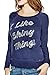 GUESS Women's Cazzara Slogan Pullover