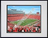 Memorial Stadium University of Nebraska Cornhusker's Double Matted 8 x 10 Photograph In Black A