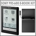Sony PRS-600 Electronic Book Reader in Black With Sony Premium Protective Cover w/ Built-in Reading Light