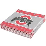 Ohio State Buckeyes Gray 25-Pack Beverage Napkins