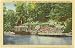 1940s Vintage Postcard Timbercove - One of the beautiful Homes on Lake Lure - Lake Lure North Carolina