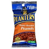 Planters Peanut, Honey Roasted, 5-Ounce Bags (Pack of 24)