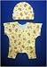 Little Monkey Unionsuit Romper Set (Four preemie and newborn sizes), Small Preemie 3-6 lbs