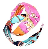 L. Erickson USA Scarf Headband 100% Silk - Silk Onassis