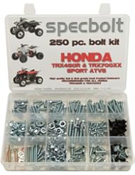 250pc Specbolt Honda TRX450R TRX450ER & TRX700XX Bolt Kit for Maintenance & Restoration OEM Spec Fasteners Quad