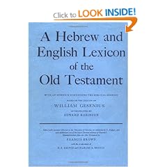 A Hebrew and English Lexicon of the Old Testament: With an Appendix containing the Biblical Aramaic
