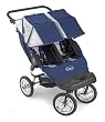 Baby Jogger City Classic Double Stroller - Navy/Silver