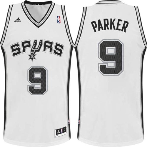 Adidas San Antonio Spurs Tony Parker Revolution 30 Swingman Home Jersey Xx Large