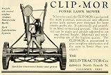 1925 Ad Held Tractors Clip-Mor Power Lawn Mower Machine Tool Grass Yard Care Cut - Original Print Ad