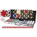 500 poker chip set with 10 free card covers and 1 dealer button.