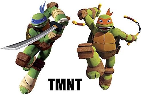 Teenage Mutant Ninja Turtles Leo Mike Giant Decal and Mini Quote Bundle