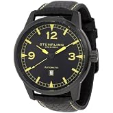 Stuhrling Original Men's Sportsman Tuskegee Warhawk Automatic Date Watch