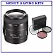 Sony SAL-35F14G 35mm f/1.4 Aspherical G Series Standard Zoom Lens + Willoughby's 55mm 3pc Filter Kit