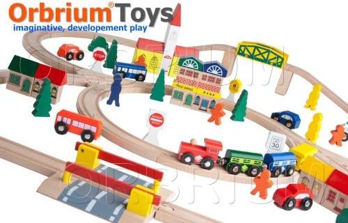 Beautifully Crafted Solid Wooden Train Set