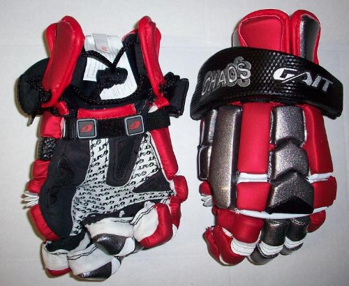 New deBeer GAIT Chaos Lacrosse Gloves Red 12 Medium
