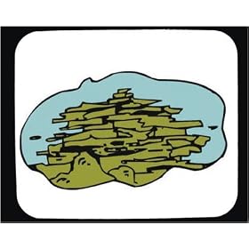 Mouse Pad with ancient, ruins, construction, Ireland, Europe, building