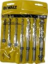 DEWALT DW5207 7-Piece Premium Percussion Masonry Drill Bit Set