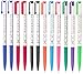 Xeno Shinzi Katoh Monpeluche, 0.38mm, Slim Ballpoint Pen, Assorted Colors (Pack of 12)