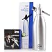 Premium Soda Siphon (1-Pint), Portable Sparkling Water Maker and Soda Maker